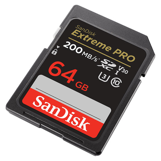 Scheda di Memoria SDXC SanDisk Extreme Pro, 64Gb, Classe 10 / UHS-1 U3 SDSDXXU-064G-GN4IN