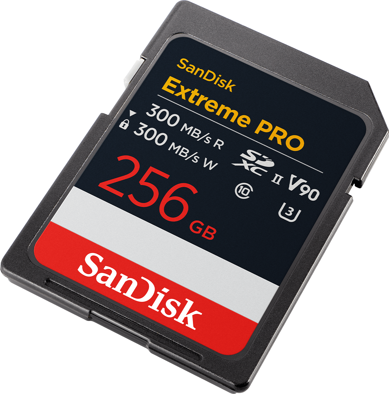 SDXC SanDisk Extreme Pro Memory Card, 256GB, Class 10 / UHS-2 U3 SDSDXDM-256G-GN4IN