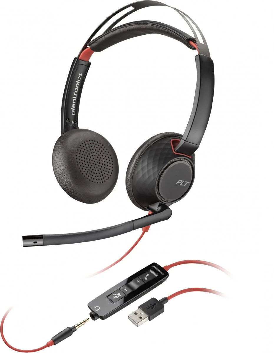 Cuffie Call Center USB-C HP Poly Blackwire C5220, Nere 80R97AA