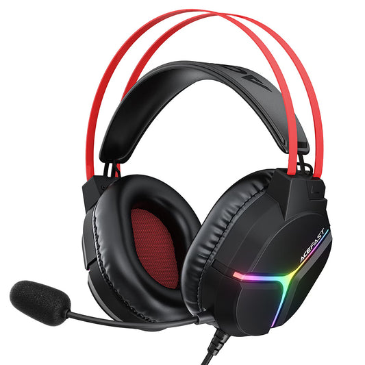 Cuffie Gaming 3.5mm Acefast H16, RGB, 2m, Nere