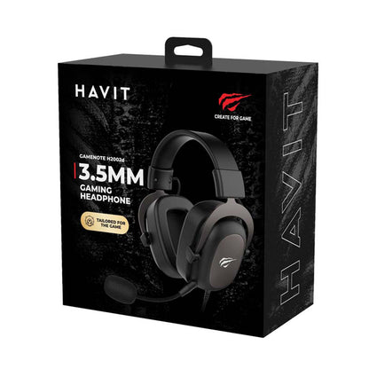 Cuffie Gaming 3.5mm HAVIT H2002D, 2m, Verdi
