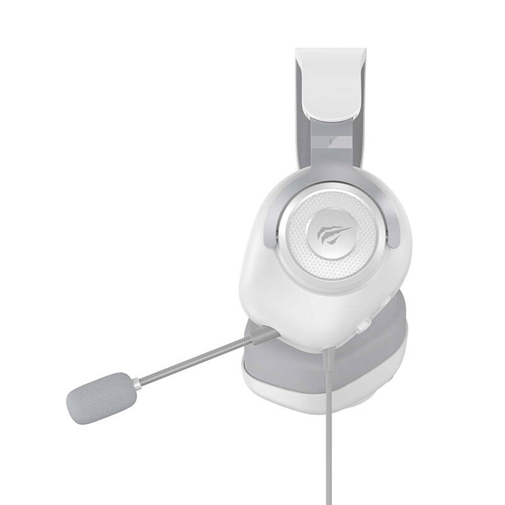 Cuffie Gaming 3.5mm HAVIT H2230d, 1.8m, Bianche