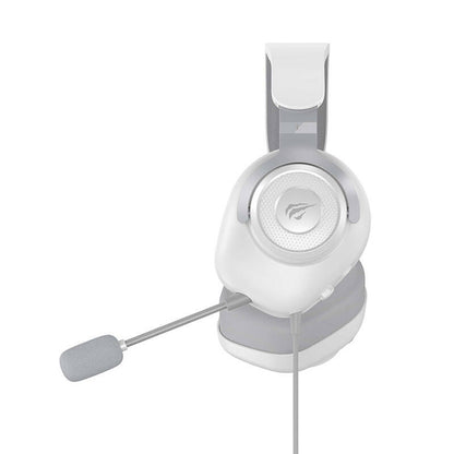 Cuffie Gaming 3.5mm HAVIT H2230d, 1.8m, Bianche