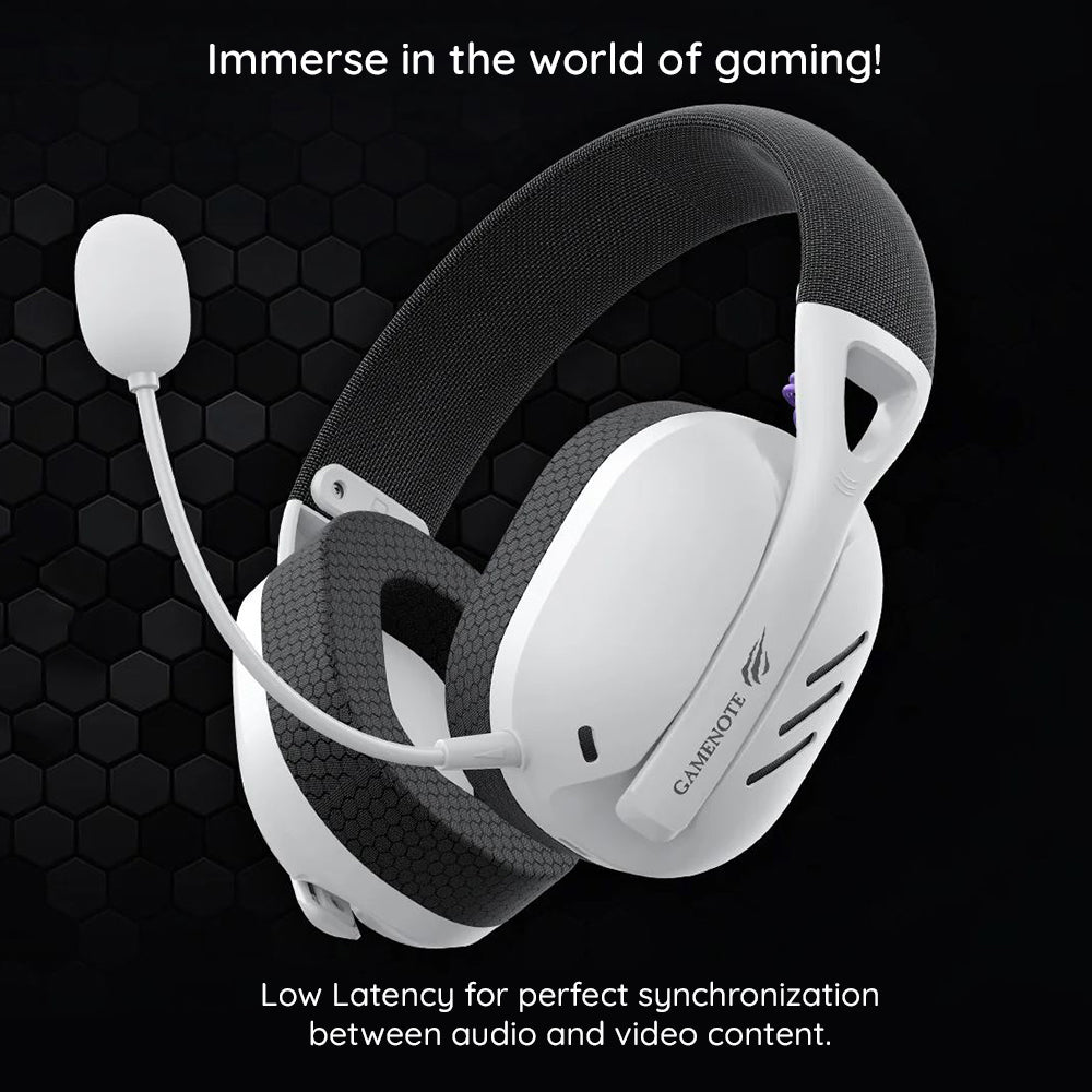 Cuffie Gaming Wireless HAVIT Fuxi-H3, BT / Wi-Fi / Wired, Grigio