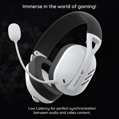 Cuffie Gaming Wireless HAVIT Fuxi-H3, BT / Wi-Fi / Wired, Grigio