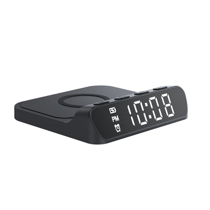 Orologio Digitale HAVIT W3031 con Ricarica Wireless QI, Nero