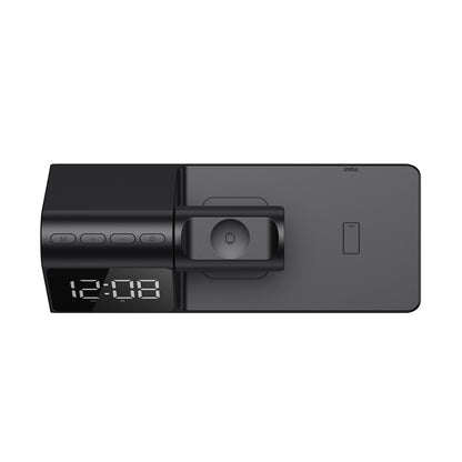 HAVIT W3042 4in1 Digital Clock with QI Wireless Charging, Black