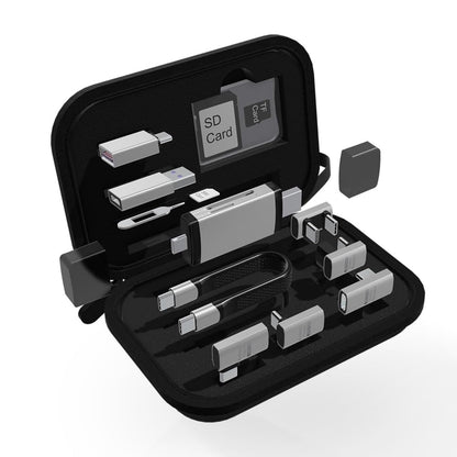 Lettore di schede USB / USB-C OEM OmniLink Pro-003 Travel, 10in1, Grigio