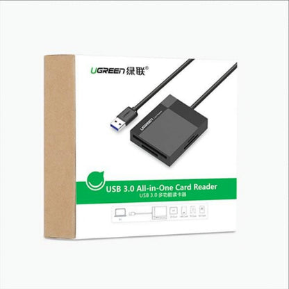 Lettore di schede USB 3.0 UGREEN CR125, SD - microSD - CF - MS, Nero