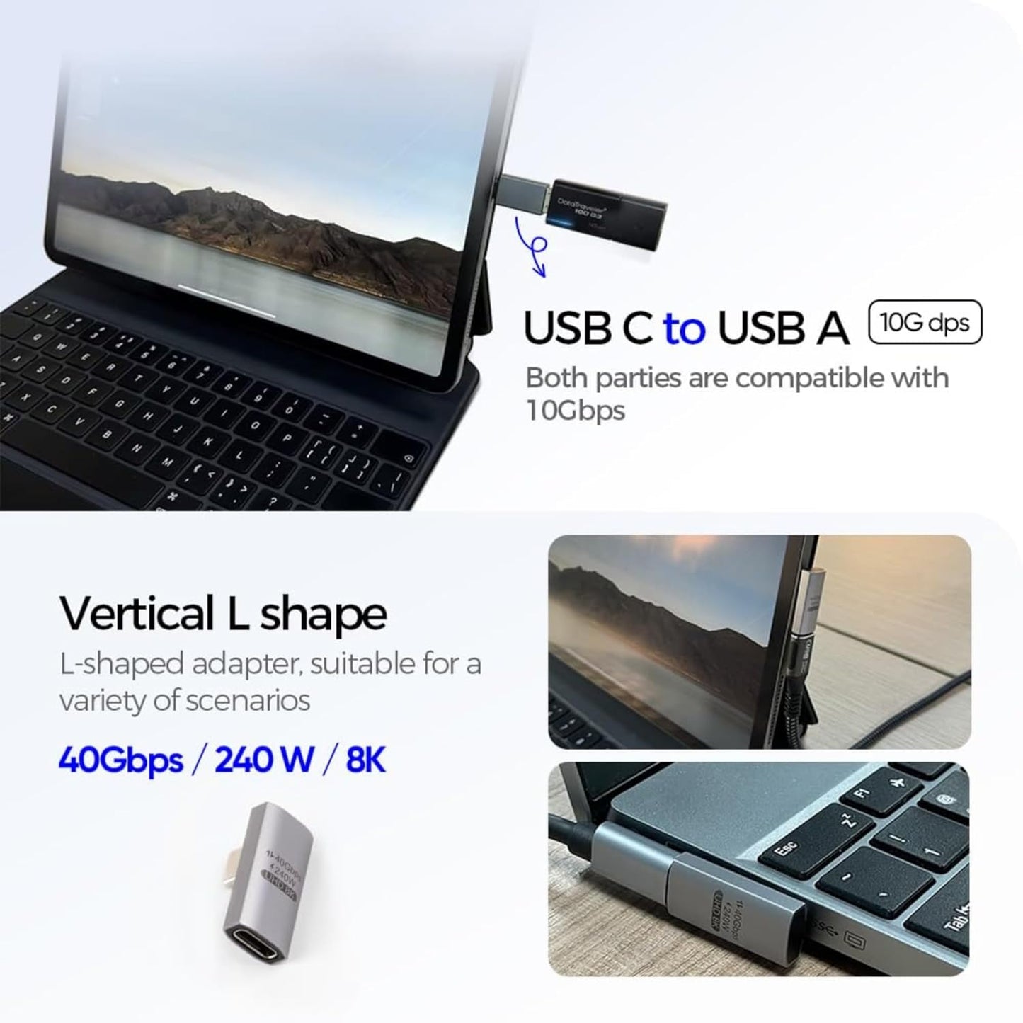 Lettore di schede USB / USB-C OEM OmniLink Pro-003 Travel, 10in1, Grigio