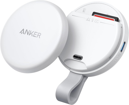 Lettore di schede USB-C Anker MagGo per Apple iPhone USB-C, SD - microSD, Bianco A83D1G21