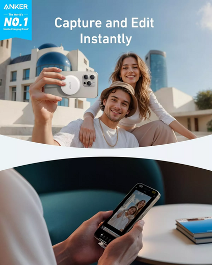 Lettore di schede USB-C Anker MagGo per Apple iPhone USB-C, SD - microSD, Bianco A83D1G21