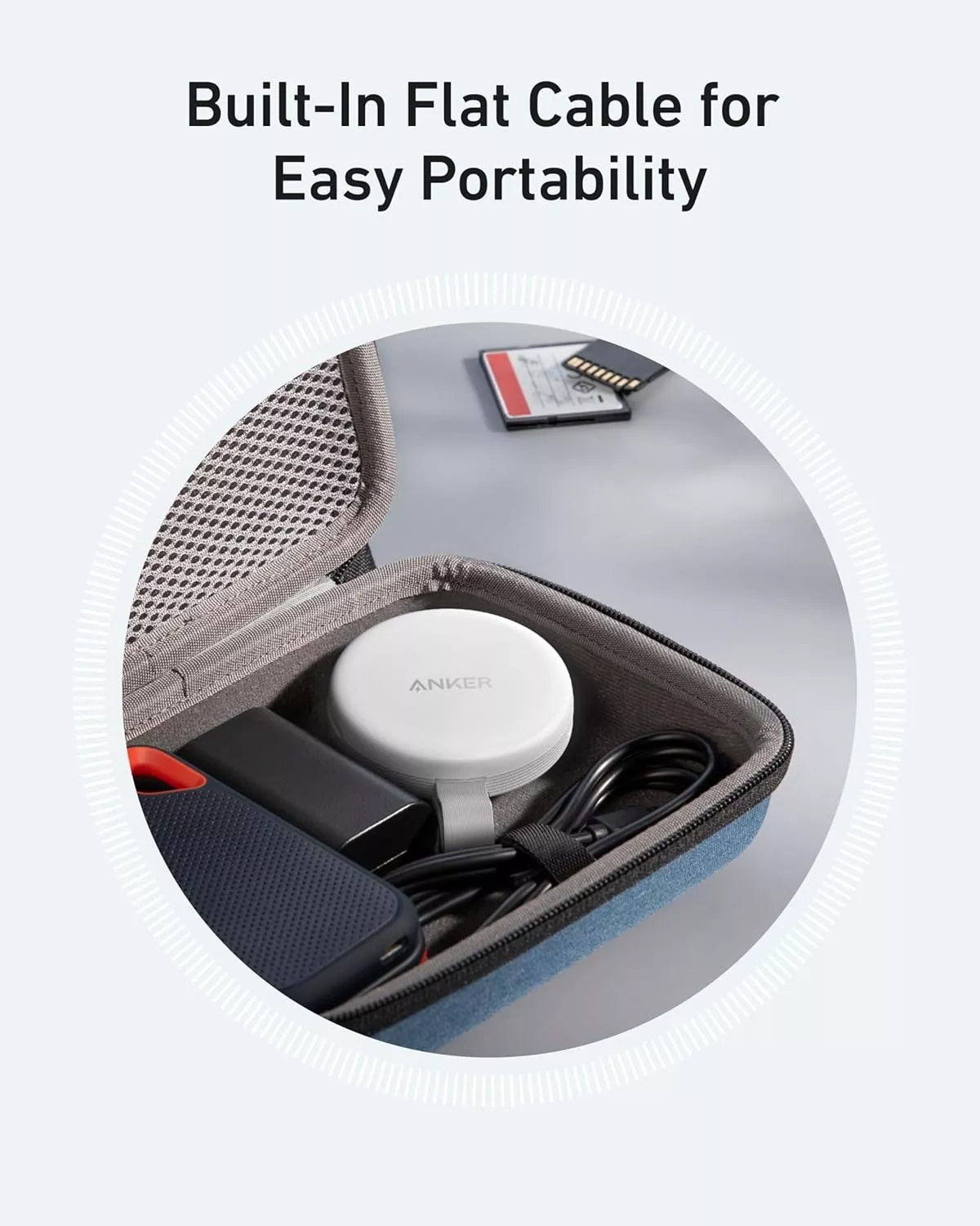 Lettore di schede USB-C Anker MagGo per Apple iPhone USB-C, SD - microSD, Bianco A83D1G21