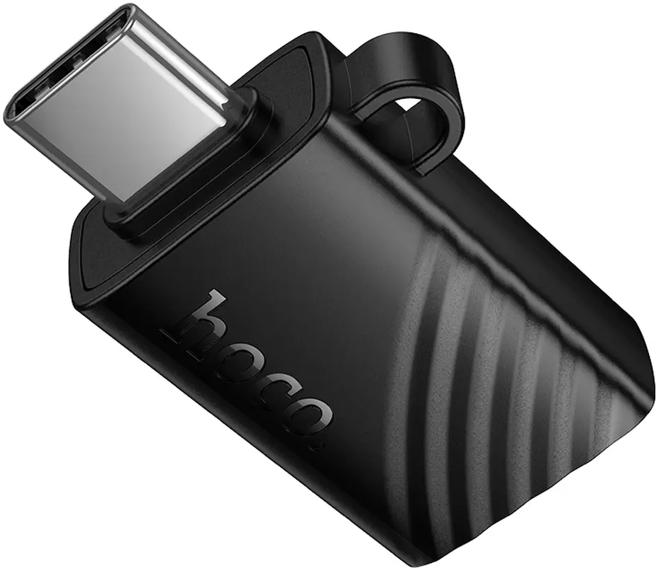 Lettore di schede USB-C HOCO HB53, microSD, Nero