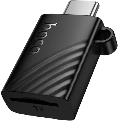 Lettore di schede USB-C HOCO HB53, microSD, Nero