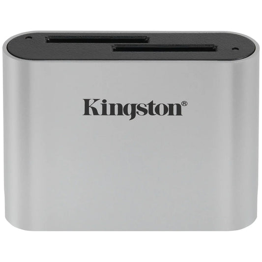 Lettore di schede USB-C Kingston Workflow, Dual SD, Grigio WFS-SD