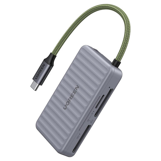 Lettore di schede USB-C con organizzatore UGREEN 55886, 2 x SD - microSD, Grigio