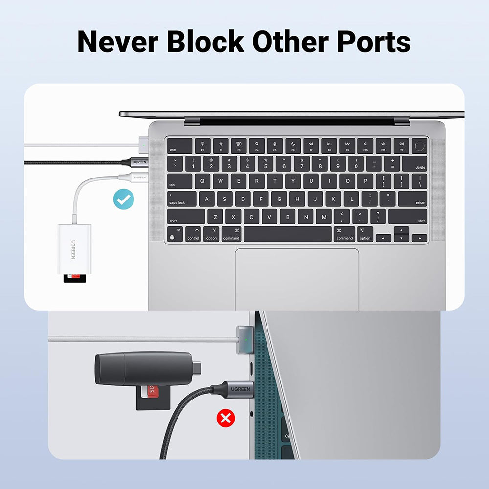 Lettore di schede USB-C UGREEN CM265, SD - microSD, Bianco
