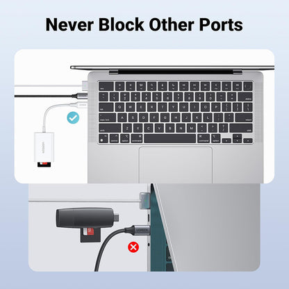 Lettore di schede USB-C UGREEN CM265, SD - microSD, Bianco