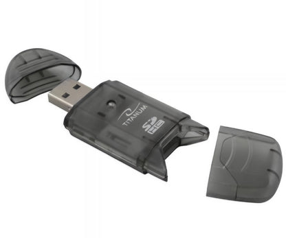 USB Card Reader Esperanza Titanum TA101K, SD, Black