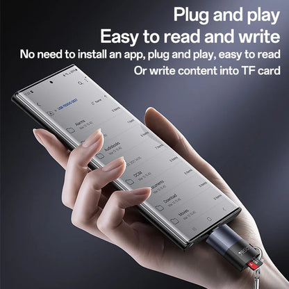 Lettore di schede USB Yesido GS37, microSD, Nero