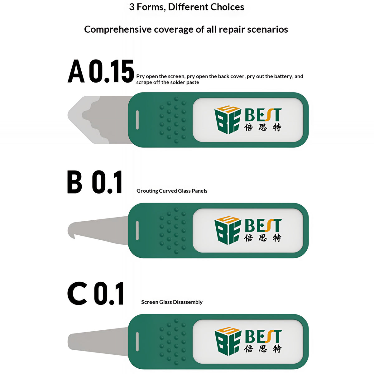 Clips Metallico Best BST-146, 3in1