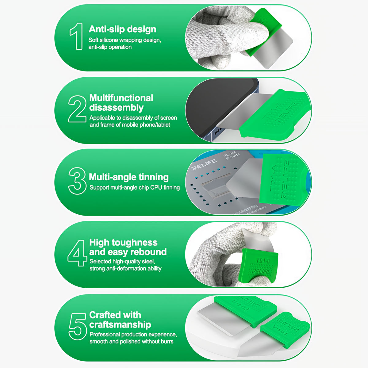 Clip Metallico Relife TD1, 2in1