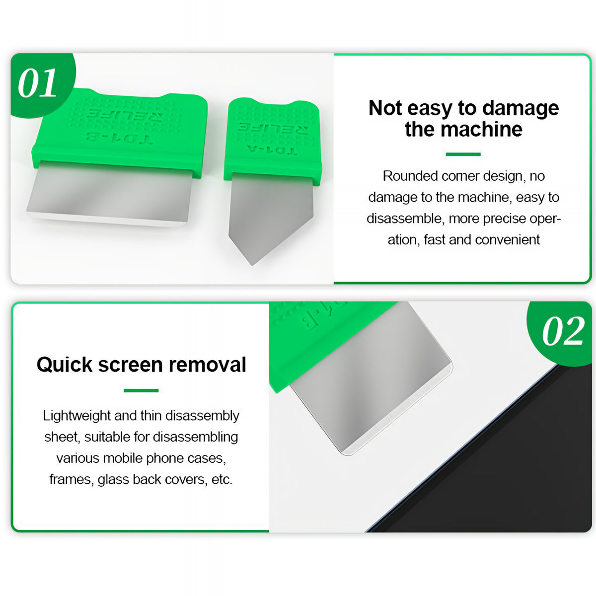 Clip Metallico Relife TD1, 2in1