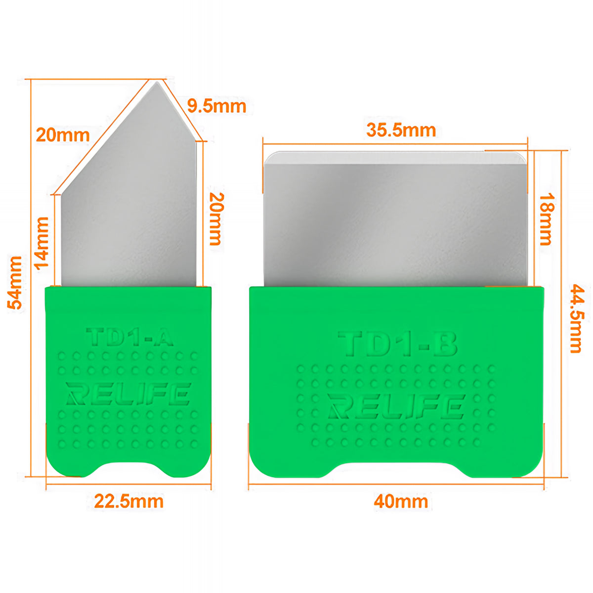 Clip Metallico Relife TD1, 2in1