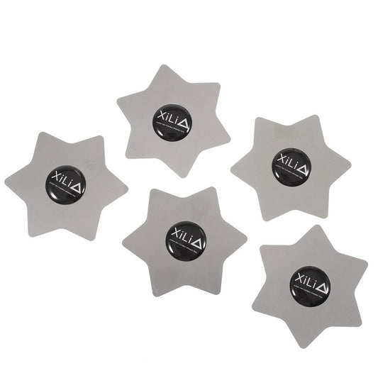 Clips Metallici Xili Esagono, Set da 5 pezzi