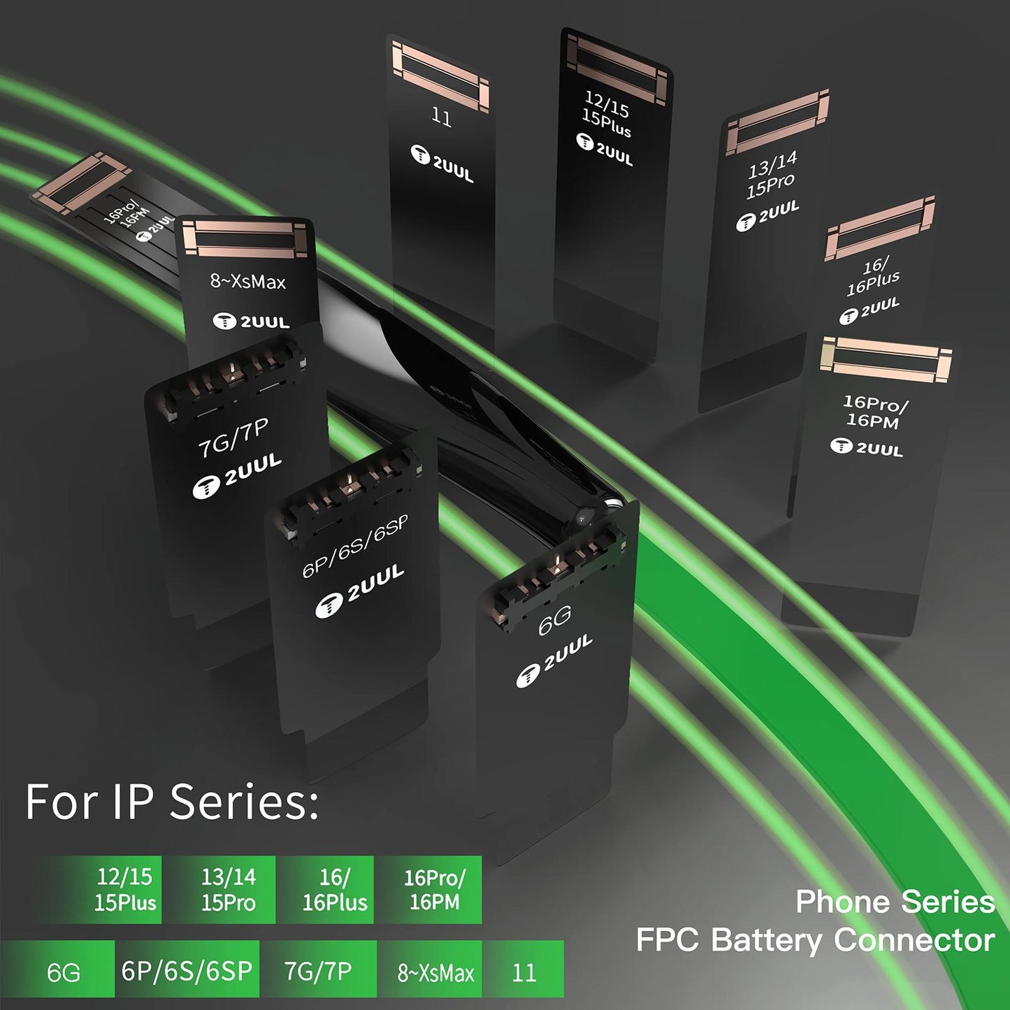 Connettore FPC 2UUL BT03 per Batteria Apple iPhone 6 - Serie 16 Pro Max