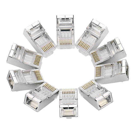 UGREEN NW111 Network Connector, RJ45, Cat6, Set of 10 Pieces