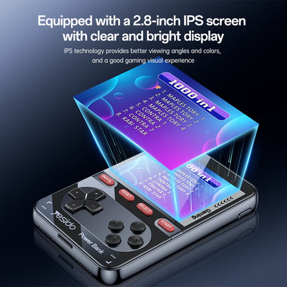 Console di Gioco Portatile con Batteria Esterna Yesido YP87, Nera