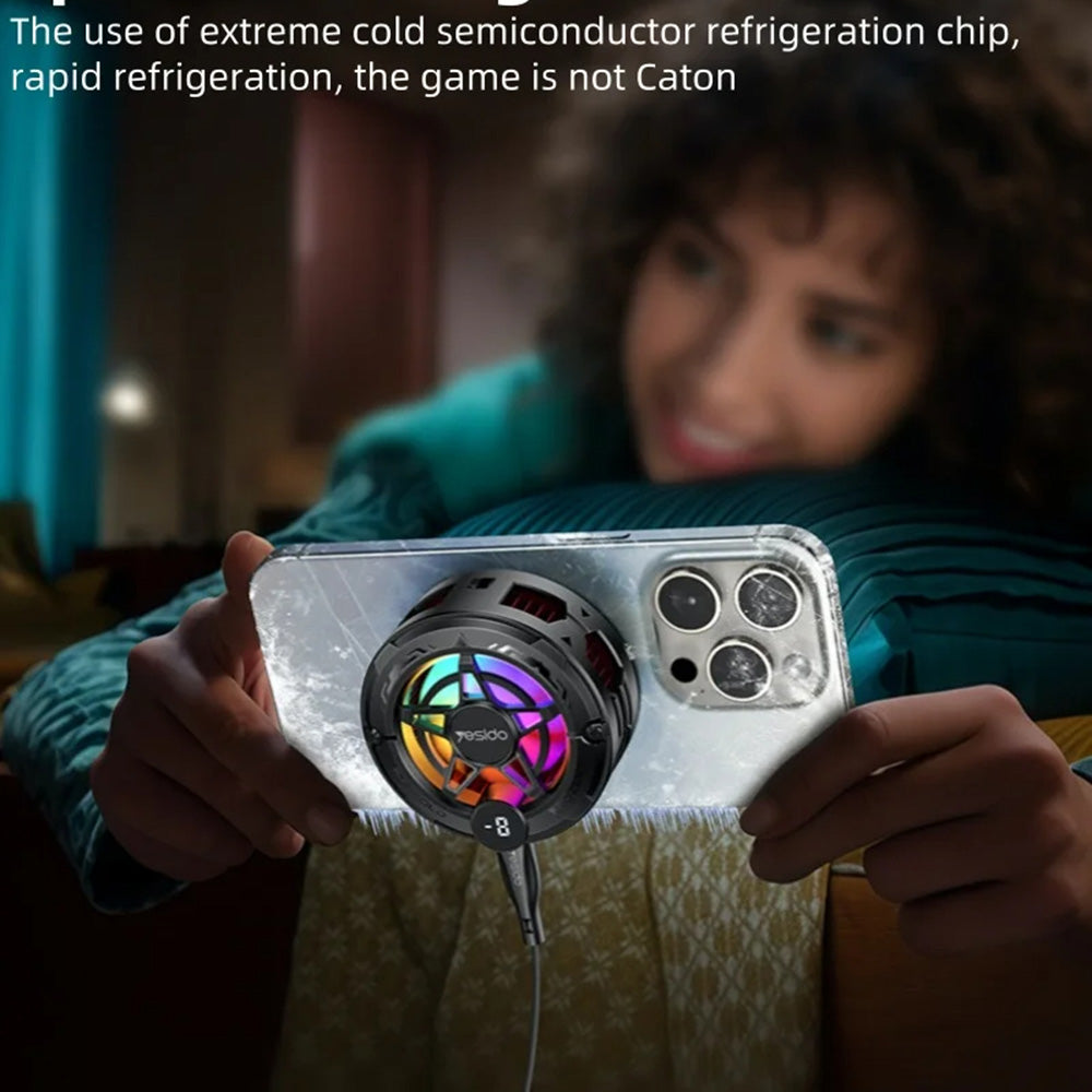 Cooler Gaming per Telefono Yesido C226, Grigio