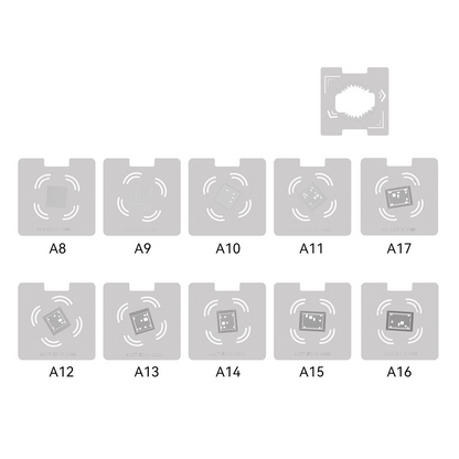 Tappetino di servizio RF4 RF-PO32 con Rete BGA (Modello A8 - A17), 50cm x 20cm
