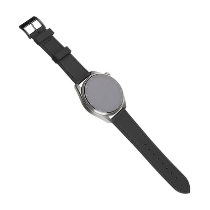 Cinturino Fixed Leather per Huawei Watch / Xiaomi Watch Series, 22mm, Nero.