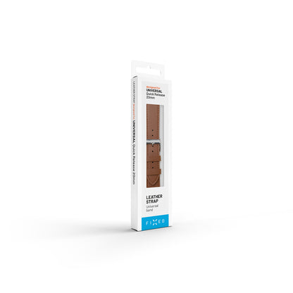 Cinturino Fixed Leather per Huawei Watch / Xiaomi Watch Series, 22mm, Nero.