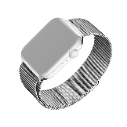 Fixed Mesh Strap for Apple Watch 42mm / 41mm / 40mm / 38mm Series, Silver