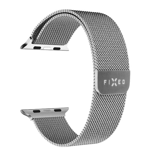 Cinturino Fixed Mesh per Apple Watch 49mm / 46mm / 45mm / 44mm / 42mm Series, Argento