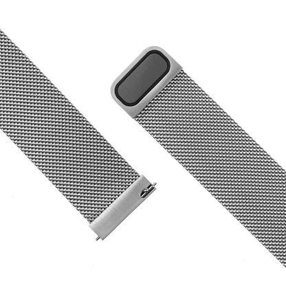 Cinturino Fixed Mesh per Samsung Galaxy Watch / Huawei Watch Series, 20mm, Argento
