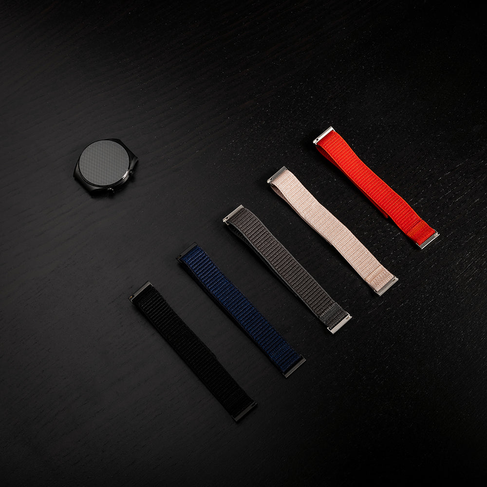 Cinturino Fixed Nylon Sporty per Huawei Watch / Xiaomi Watch Series, 22mm, Nero