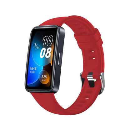 Cinturino Fixed Silicone per Huawei Band 10 / 9 / 8, Rosso