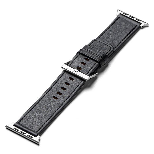 Cinturino Ringke Leather One per Apple Watch 49mm / 46mm / 45mm / 44mm / 42mm Series, Nero