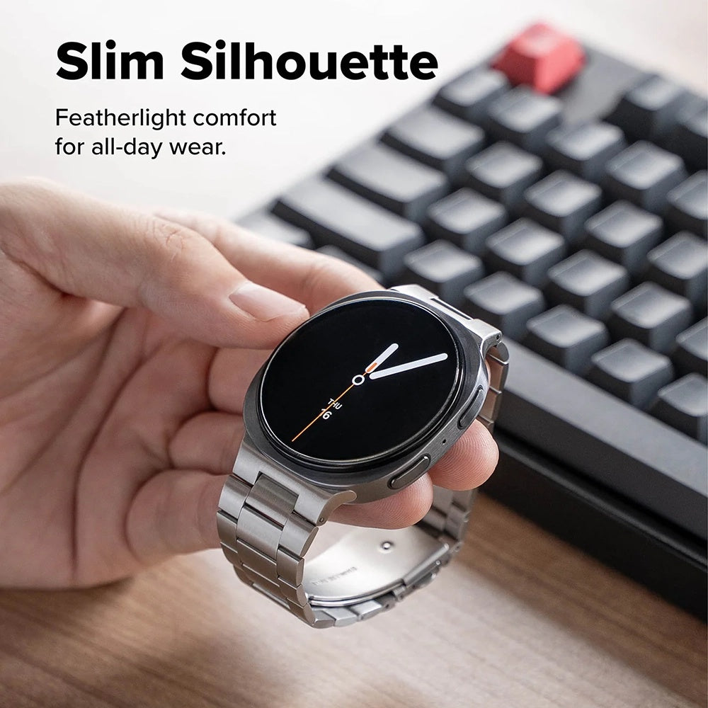 Cinturino Ringke Metal One Air per Samsung Galaxy Watch8 / Watch8 Classic Series, Argento