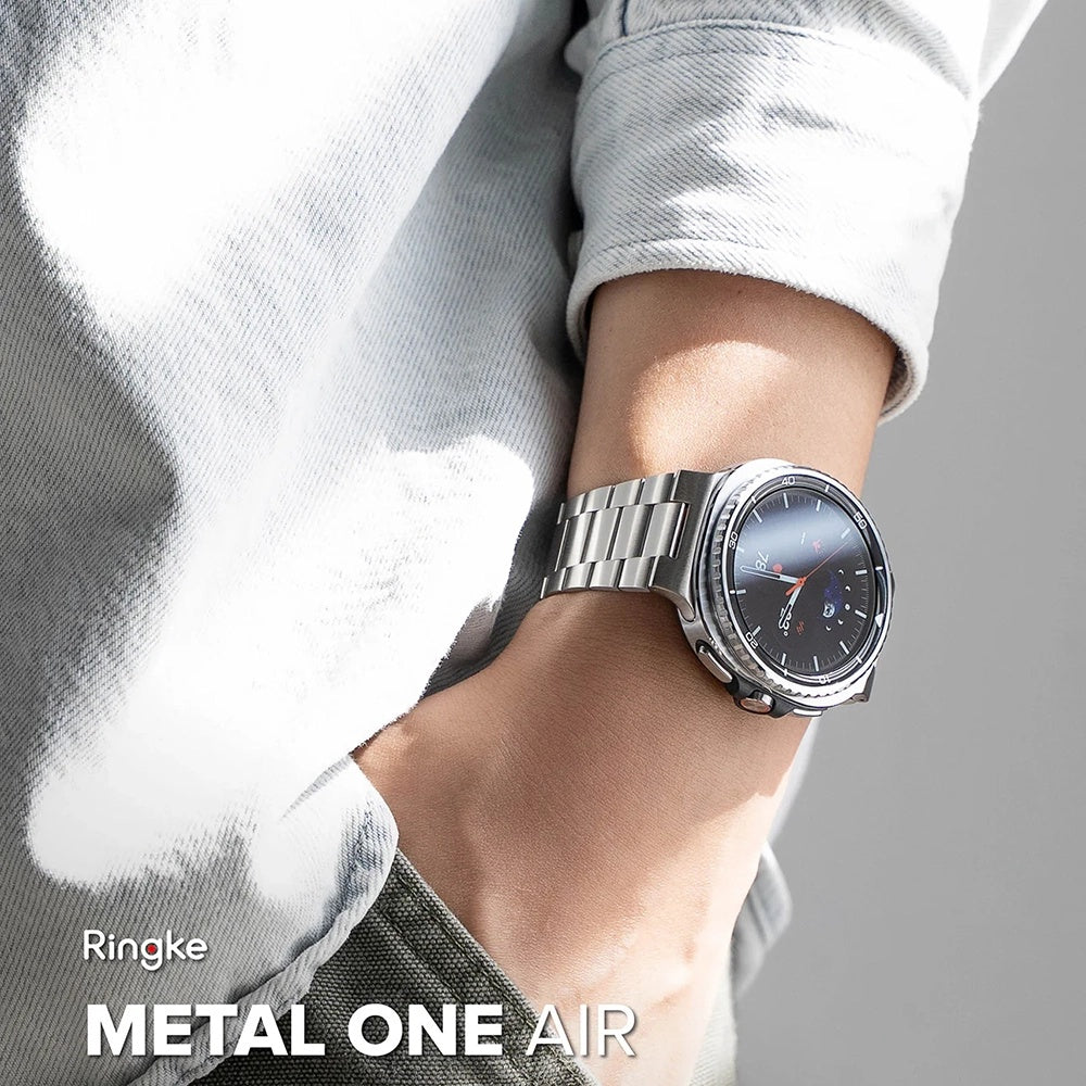 Cinturino Ringke Metal One Air per Samsung Galaxy Watch8 / Watch8 Classic Series, Argento