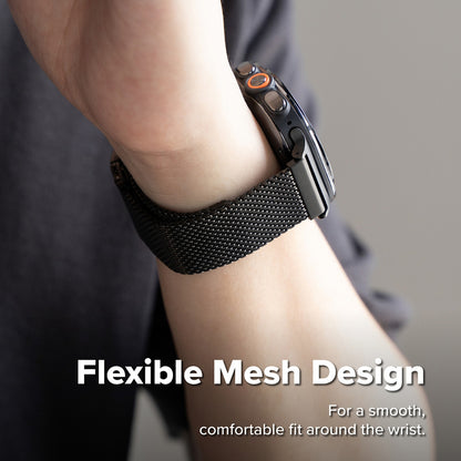 Cinturino Ringke Metal One Mesh per Samsung Galaxy Watch Ultra2, Nero