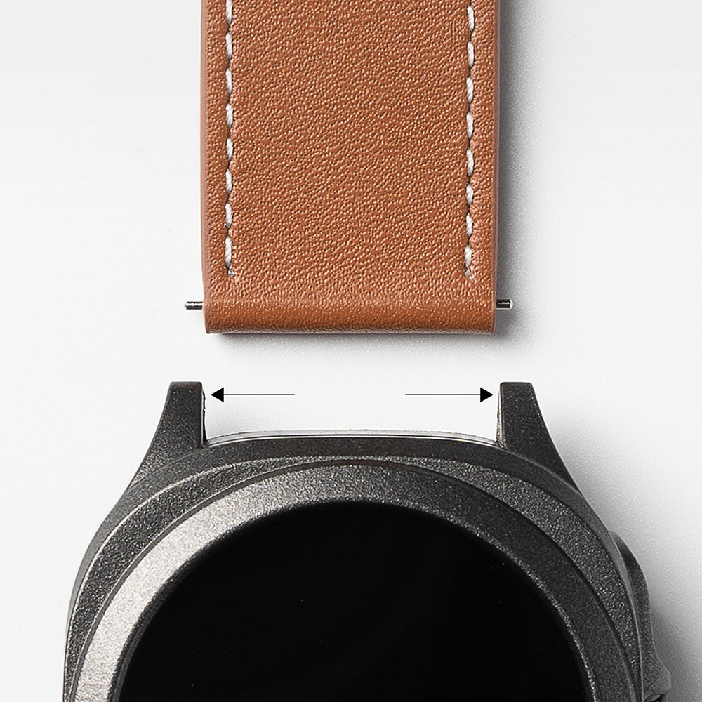 Cinturino Ringke One Basic Bold per Fossil Watch / Mobvoi Watch / Suunto Watch Series, 24mm, Bianco