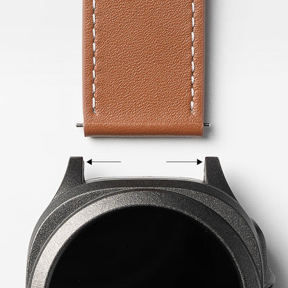 Cinturino Ringke One Basic Bold per Fossil Watch / Mobvoi Watch / Suunto Watch Series, 24mm, Bianco