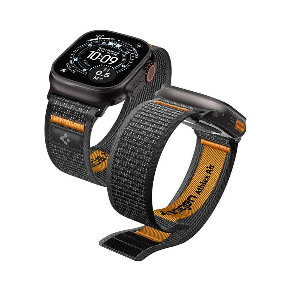 Cinturino Spigen Athlex Air 2 per Apple Watch 49mm / 46mm / 45mm / 44mm Series, Arancione AMP10607