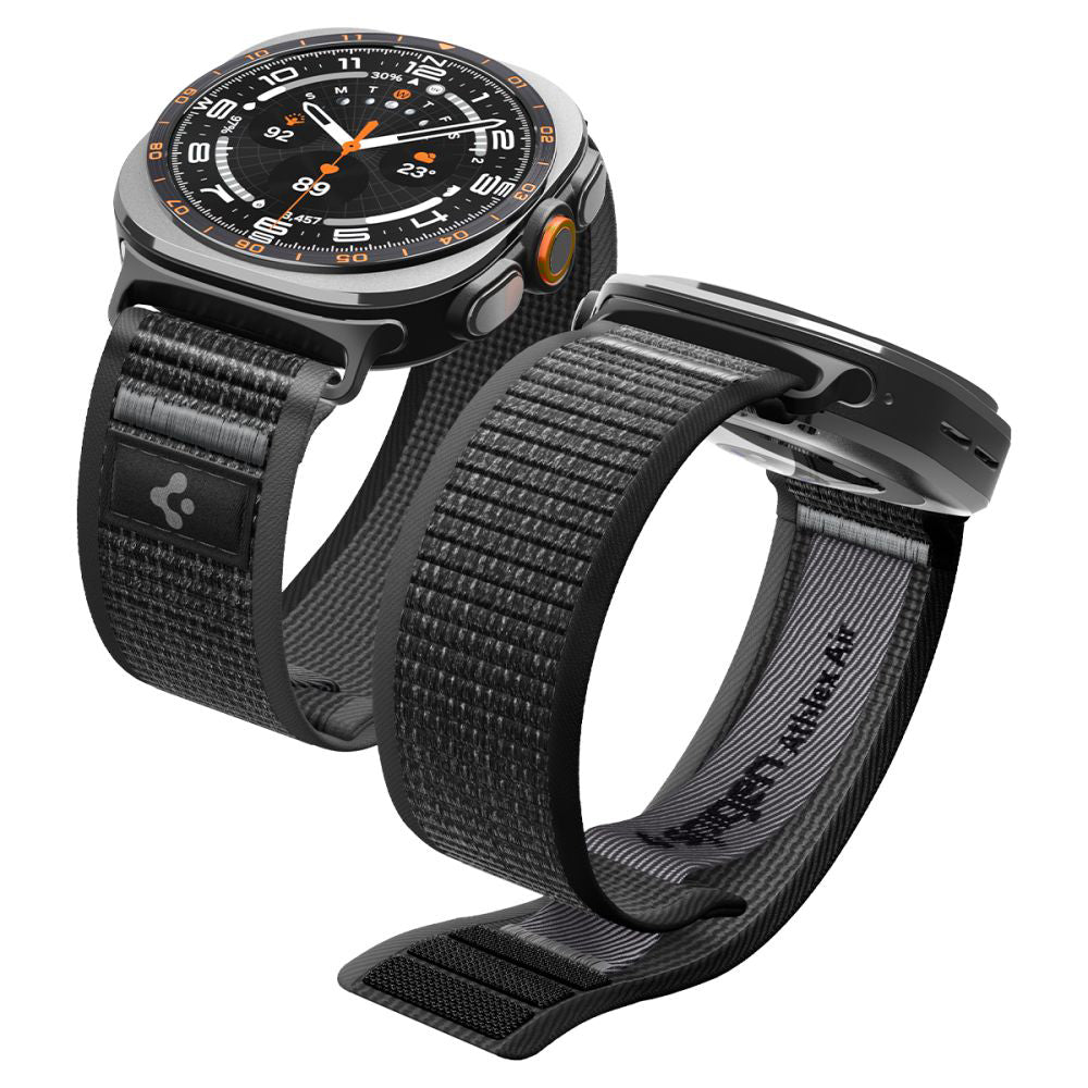 Cinturino Spigen Athlex Air per Samsung Galaxy Watch Ultra Series, Nero Grigio AMP11614
